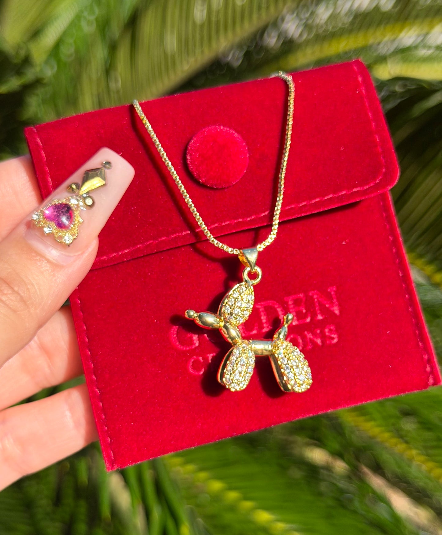 Puppy Ballon Necklace